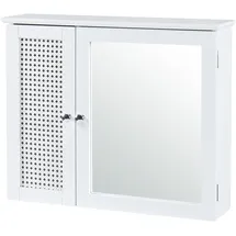 [en.casa] Karlsøy 60 cm weiß mit Beleuchtung