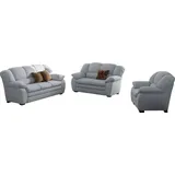 Cotta Couch Polyester 3-2-1 Garnitur Grau
