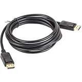 LANBERG DisplayPort-Kabel 3 m Schwarz