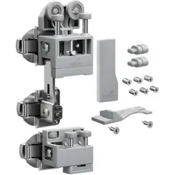 Hettich Set WLL PC, schwer, m. SA , links, grau