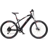 Telefunken M924 E-MTB Hardtail 27,5 Zoll Mountain E-Bike Aufsteiger rot)