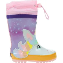 Playshoes Einhorn Gummistiefel lila 27