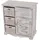 Mendler Kommode Schrank 63 x 60 x 30 cm Weiß