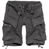 Brandit Textil Vintage Kurze Hose Anthracite L