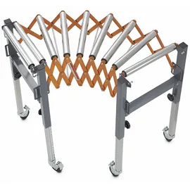 bora tool Bora Portamate PM-2700 Verstellbare Förderrolle, Orange/Abendrot im Zickzackmuster (Sunset Chevron)