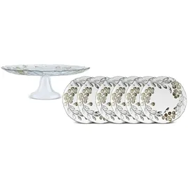 KARACA Eucalyptus Dessertset türkis 7-teilig