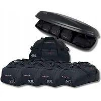 Kjust Taschen Set 5stk kompatibel mit Dachbox HAPRO CARVER 8.5