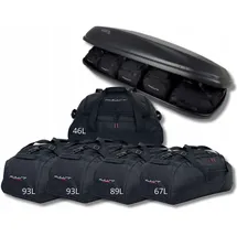 Kjust Taschen Set 5stk kompatibel mit Dachbox HAPRO CARVER 8.5
