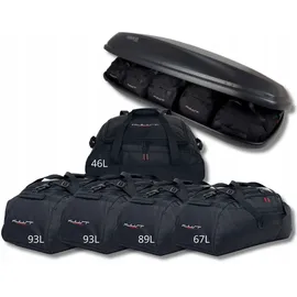 Kjust Taschen Set 5stk kompatibel mit Dachbox HAPRO CARVER 8.5