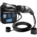 Launch Europe Ladekabel Typ 2 | 22kW | 7m