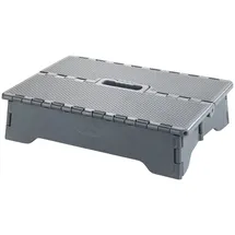 Wenko Secura Trittstufe klappbar grau 250 kg Badewannen Hocker Einstiegshilfe