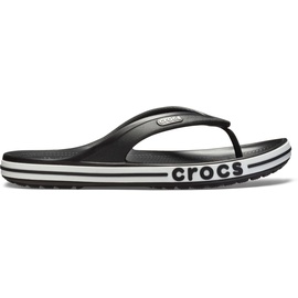 Crocs Unisex's Bayaband Flip Flop,Black/White,39/40 EU