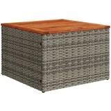 vidaXL Gartentisch 72 x 57,5 x 37 cm Grau