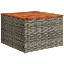vidaXL Gartentisch 72 x 57,5 x 37 cm Grau