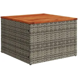 vidaXL Gartentisch 72 x 57,5 x 37 cm Grau