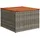 vidaXL Gartentisch 72 x 57,5 x 37 cm Grau