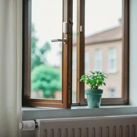 Hama Smart Home Fensterkontakt für Türen, Fenster, Garagen, Zigbee, magnetisch