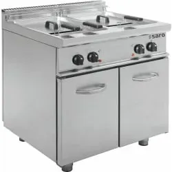 Saro Fritteuse elektro E7/FRE2V17, Edelstahl 423-1125 , 1 Fritteuse