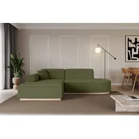 altdecor Ecksofa Ottomane Links IREA-L1 232x165x80 cm Grün