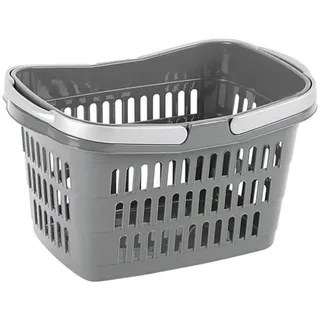 Rival Einkaufskorb mit 2 Griffen klein 39 x 24 x 23 cm grau