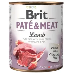 BRIT Pate&Meat lamb 800 g Pasteten mit Lammfleisch für Hunde