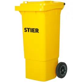 Stier Müllgroßbehälter 80 l Gelb