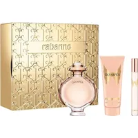 Paco Rabanne Olympea Eau de Parfum 80 ml + Body Lotion 100 ml + Eau de Parfum 10 ml Geschenkset