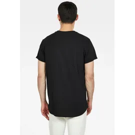 G-Star Lash Ribbed Kurzarm-T-Shirt Dark Black II M