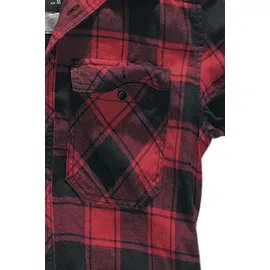 Brandit Textil Brandit Check Shirt Flanell Hemd schwarz/rot, Größe 6XL