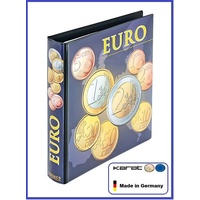 Euro-Kursmünzensätze-Münzalbum-Vordruckalbum-Karat-LINDNER 1608R leer