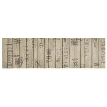 vidaXL Küchenteppich Waschbar Zaun 45x150 Cm Samt