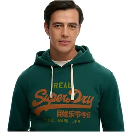 Superdry Hoodie Vintage-Logo Print Grün M
