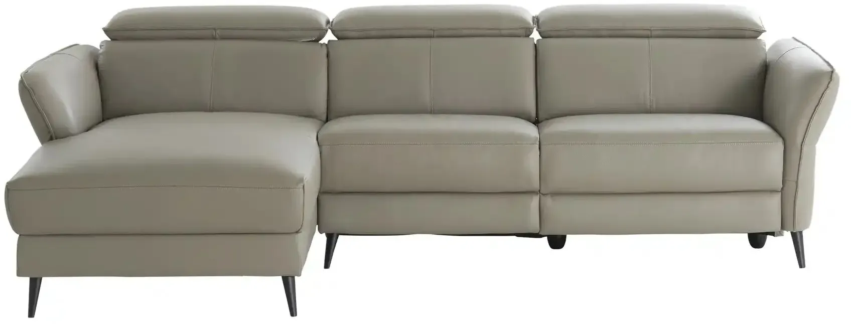 uno Ecksofa mit Relaxfunktion Hedy , beige , Maße (cm): B: 274 H: 78 T: 166.0