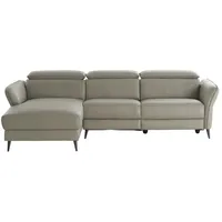 uno Ecksofa mit Relaxfunktion Hedy , beige , Maße (cm): B: 274 H: 78 T: 166.0