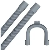 Vioks Waschmaschine Ablaufschlauch 2m 19/22mmØ & Spülmaschine Ablaufschlauch Geschirrspüler/Flexibler Abwasserschlauch Waschmaschine Ersatzteile