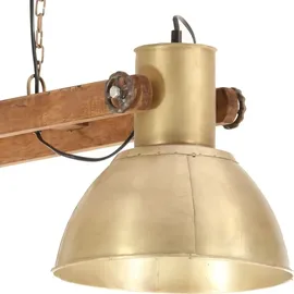 vidaXL Industriestil 1-flg. 109 cm Messing