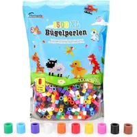 luxuskollektion 10mm Bügelperlen Set Weihnachten 1000 Stück transparent