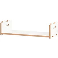 Tojo | hochstapler Regalsystem, Anbaumodul niedrig, weiß