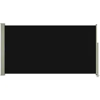 vidaXL Ausziehbar Seitenmarkise 160 x 300 cm schwarz 317838