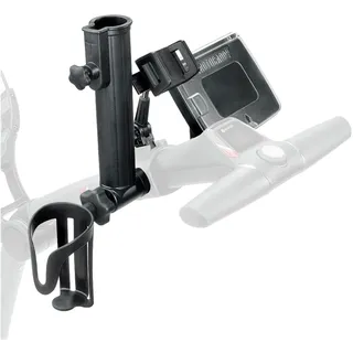 Motocaddy Zubehörpaket (GPS/Smartphonehalter, Score-, Schirm- & Getränkehalter), schwarz