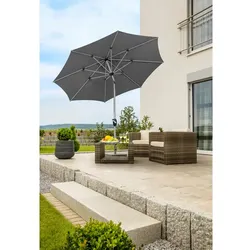 SCHNEIDER SCHIRME Sonnenschutz »Venedig«, ⌀: 270 cm, anthrazit - grau