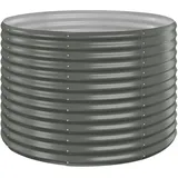 vidaXL Hochbeet 100 x 100 x 68 cm Grau