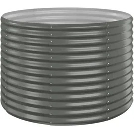 vidaXL Hochbeet 100 x 100 x 68 cm Grau