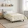 vidaXL Ganzjahresbettdecke Gepolstert Creme 135 x 220 cm