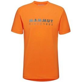 Mammut Trovat Logo Short Sleeve T-shirt Orange L Mann