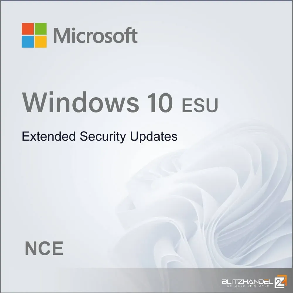 Microsoft Windows 10 ESU - Extended Security Updates (NCE)
