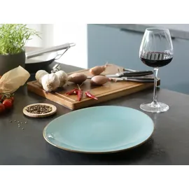 CreaTable Steakteller Vintage Nature 4-tlg blau