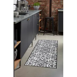 Wash+Dry Wash & Dry Fußmatte Decorada 60 x 180 cm Polyamid Grau