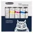 Schmincke Aqua Linoldruck Farben 5 St. 100 ml Türkis/Mehrfarbig