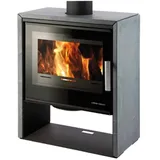 Haas+Sohn Kaminofen MAYFAIR easy Stein perl-schwarz/Speckstein 8,2 kW